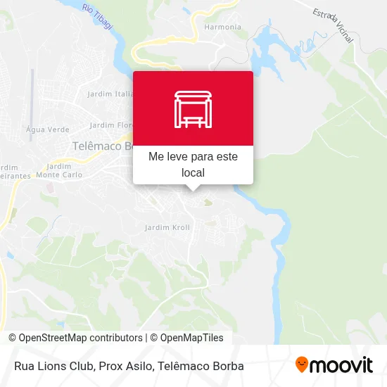 Rua Lions Club, Prox Asilo mapa