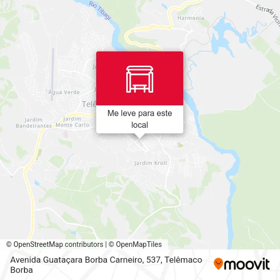 Avenida Guataçara Borba Carneiro, 537 mapa