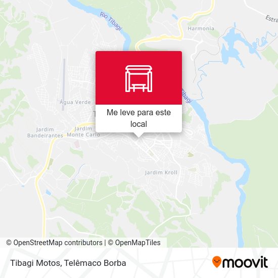 Tibagi Motos mapa