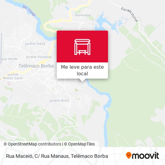 Rua Maceió, C/ Rua Manaus mapa