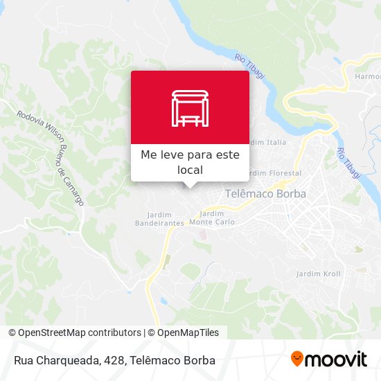 Rua Charqueada, 428 mapa