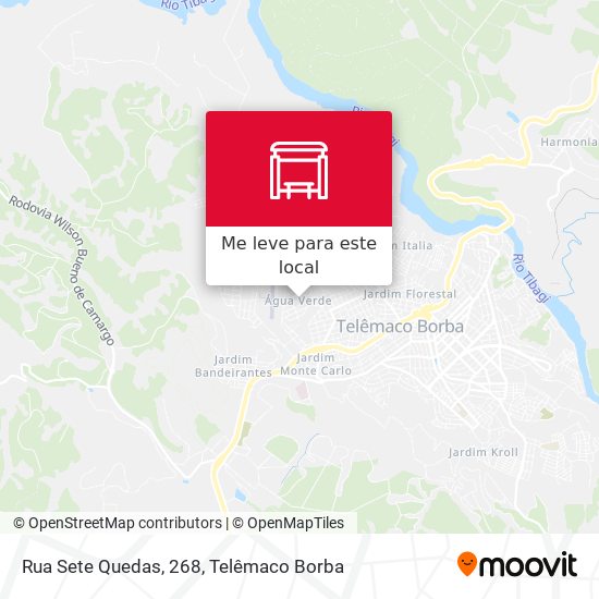 Rua Sete Quedas, 268 mapa