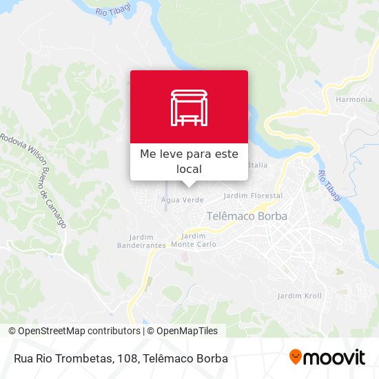 Rua Rio Trombetas, 108 mapa