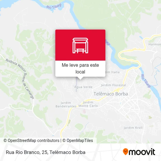 Rua Rio Branco, 25 mapa