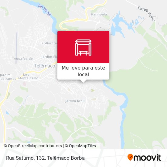 Rua Saturno, 132 mapa