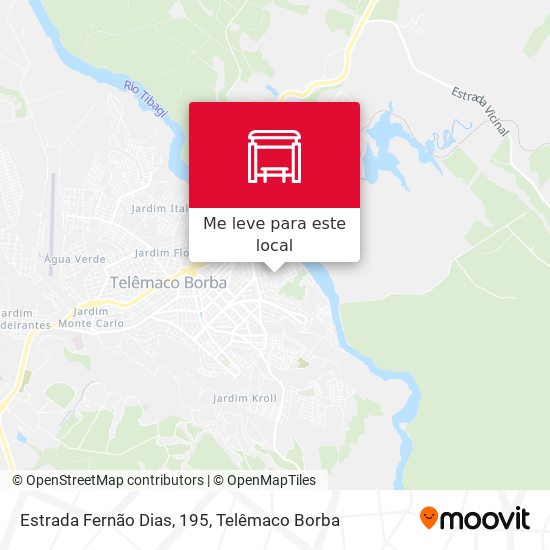 Estrada Fernão Dias, 195 mapa