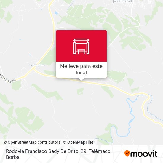 Rodovia Francisco Sady De Brito, 29 mapa