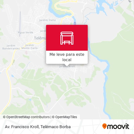 Av. Francisco Kroll mapa