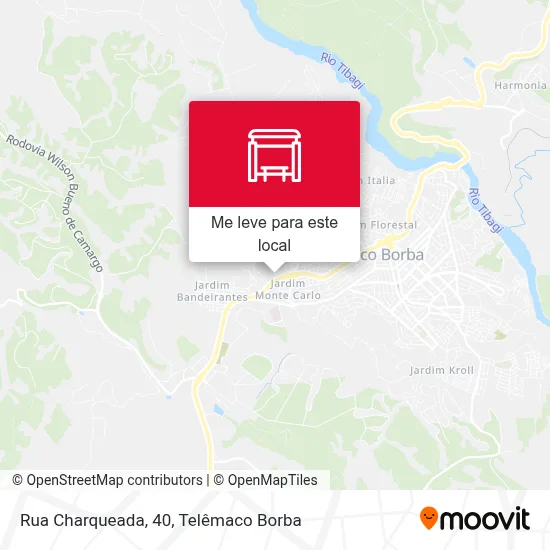 Rua Charqueada, 40 mapa