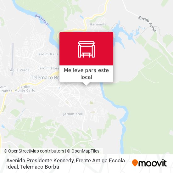 Avenida Presidente Kennedy, Frente Antiga Escola Ideal mapa