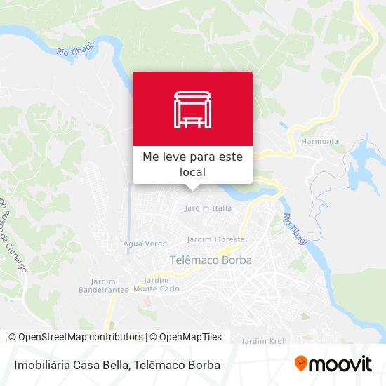 Imobiliária Casa Bella mapa