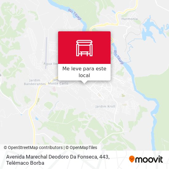 Avenida Marechal Deodoro Da Fonseca, 443 mapa