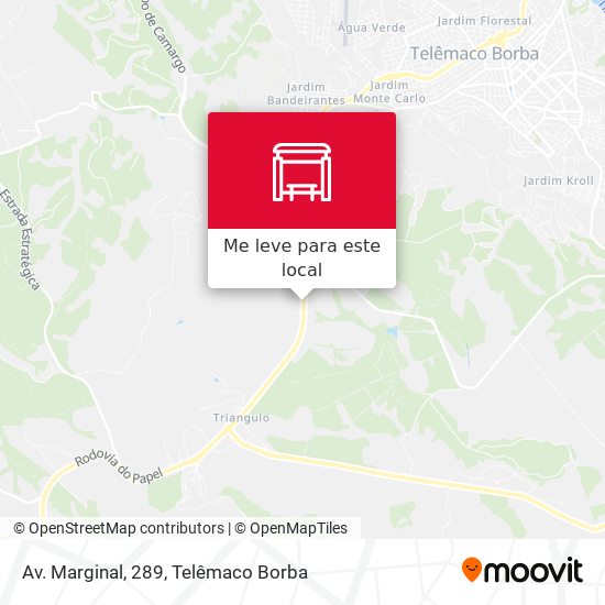 Av. Marginal, 289 mapa