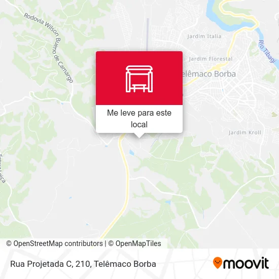 Rua Projetada C, 210 mapa