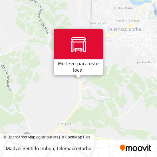 Madvei Sentido Imbaú mapa