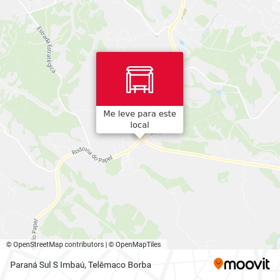Paraná Sul S Imbaú mapa