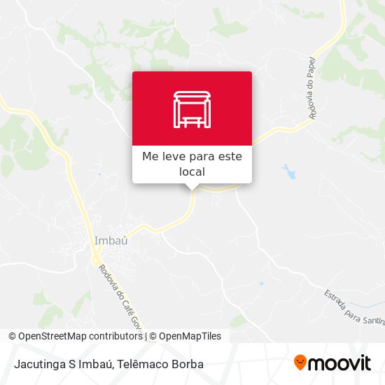 Jacutinga S Imbaú mapa