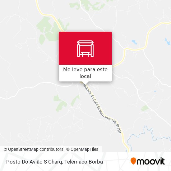 Posto Do Avião S Charq mapa