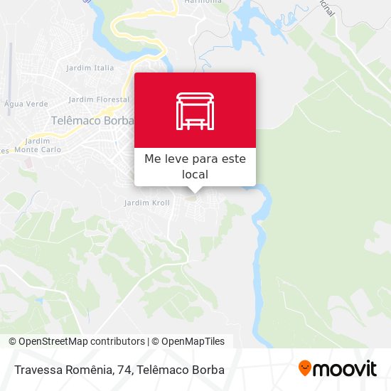 Travessa Romênia, 74 mapa