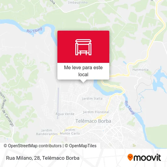 Rua Milano, 28 mapa