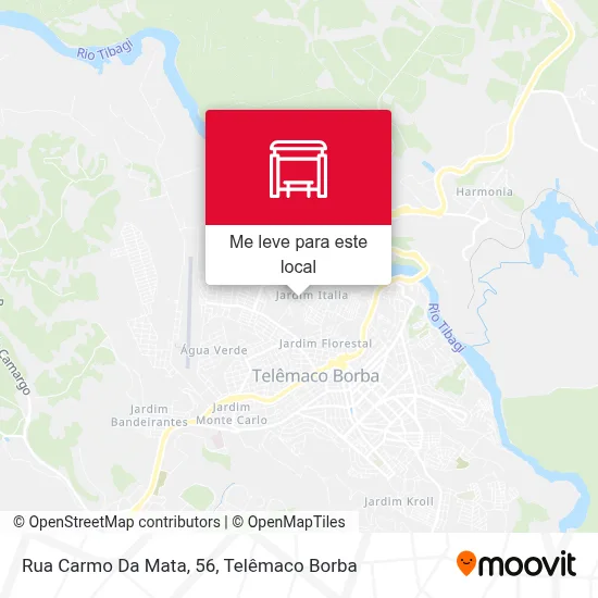Rua Carmo Da Mata, 56 mapa