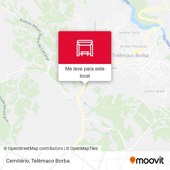 Cemitério mapa