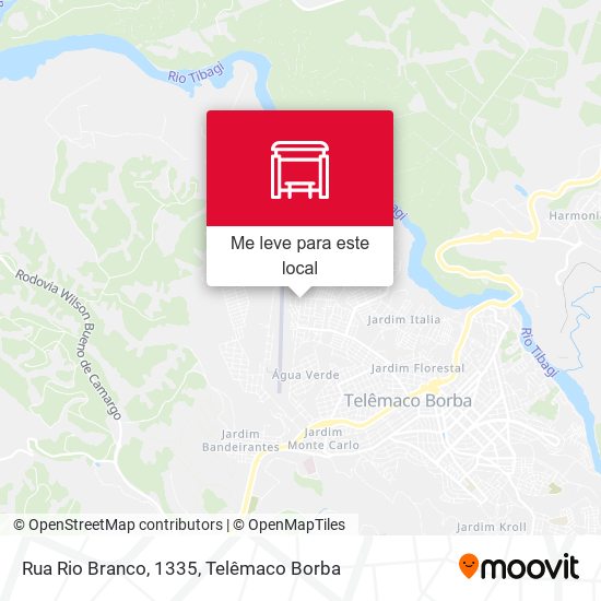 Rua Rio Branco, 1335 mapa