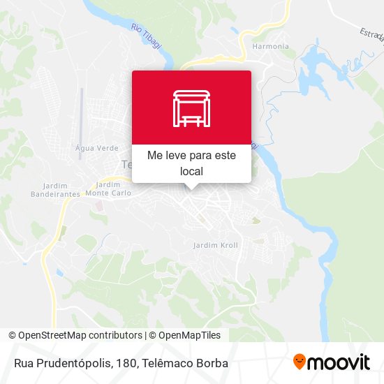 Rua Prudentópolis, 180 mapa