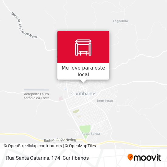 Rua Santa Catarina, 174 mapa