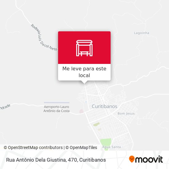 Rua Antônio Dela Giustina, 470 mapa