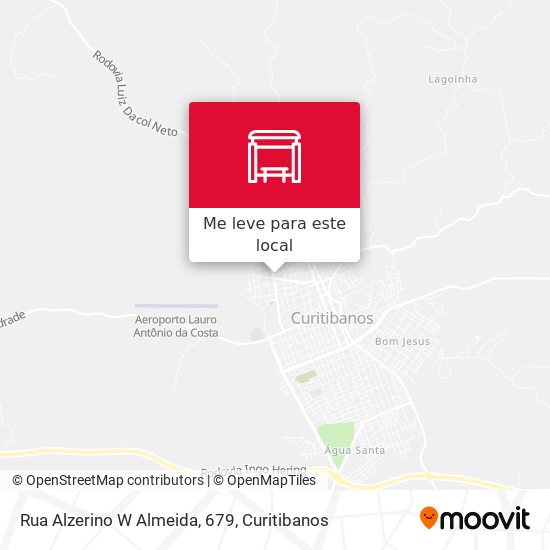 Rua Alzerino W Almeida, 679 mapa