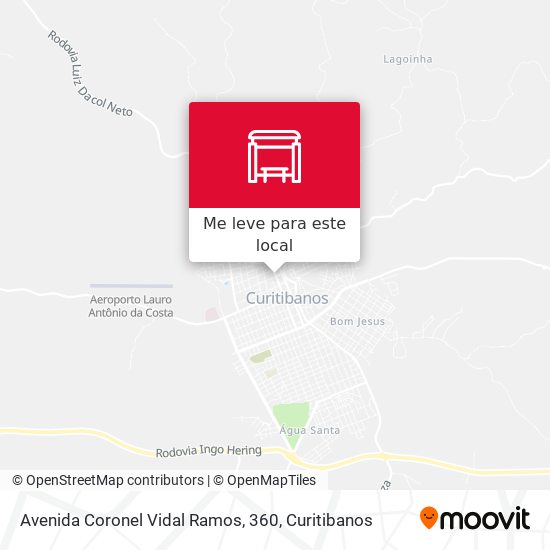 Avenida Coronel Vidal Ramos, 360 mapa