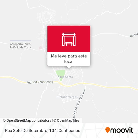 Rua Sete De Setembro, 104 mapa