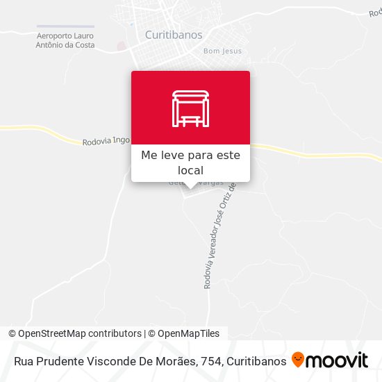 Rua Prudente Visconde De Morães, 754 mapa