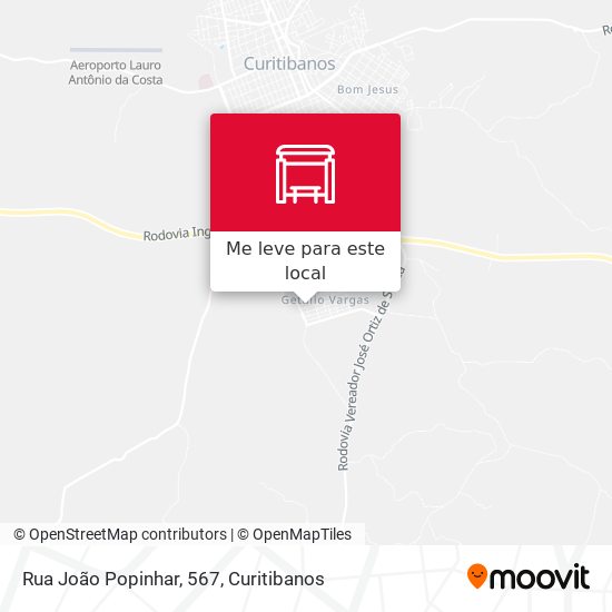 Rua João Popinhar, 567 mapa