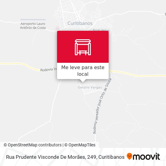 Rua Prudente Visconde De Morães, 249 mapa