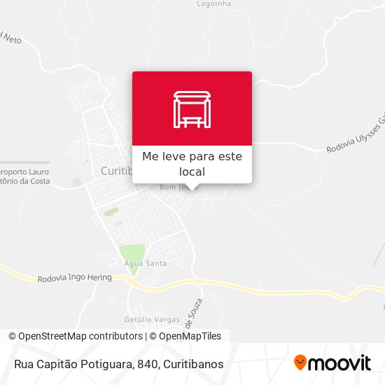 Rua Capitão Potiguara, 840 mapa