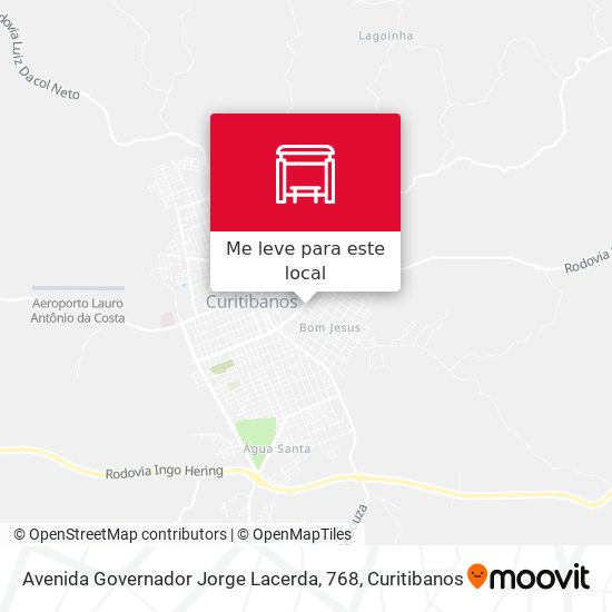 Avenida Governador Jorge Lacerda, 768 mapa