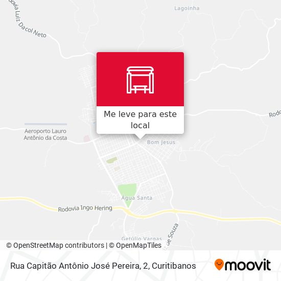 Rua Capitão Antônio José Pereira, 2 mapa