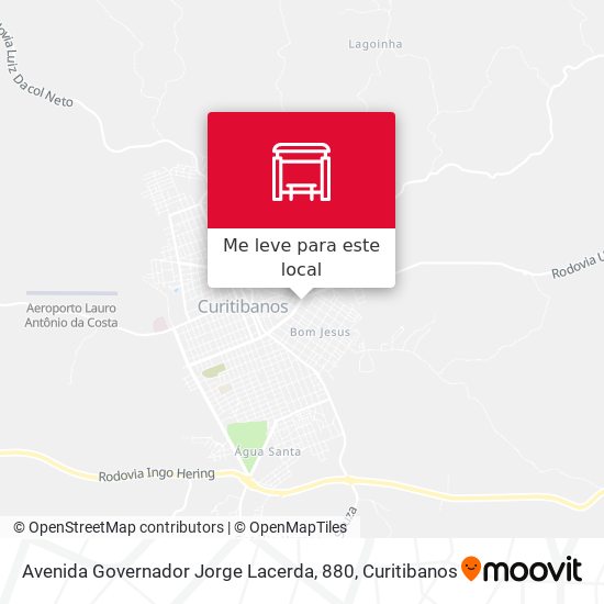 Avenida Governador Jorge Lacerda, 880 mapa