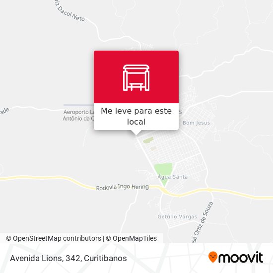 Avenida Lions, 342 mapa