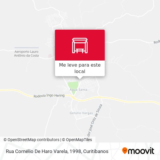 Rua Cornélio De Haro Varela, 1998 mapa