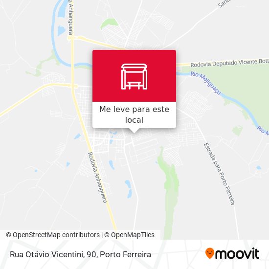 Rua Otávio Vicentini, 90 mapa