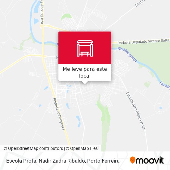 Escola Profa. Nadir Zadra Ribaldo mapa
