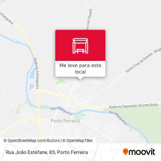 Rua João Estéfane, 85 mapa