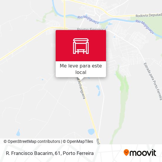 R. Francisco Bacarim, 61 mapa