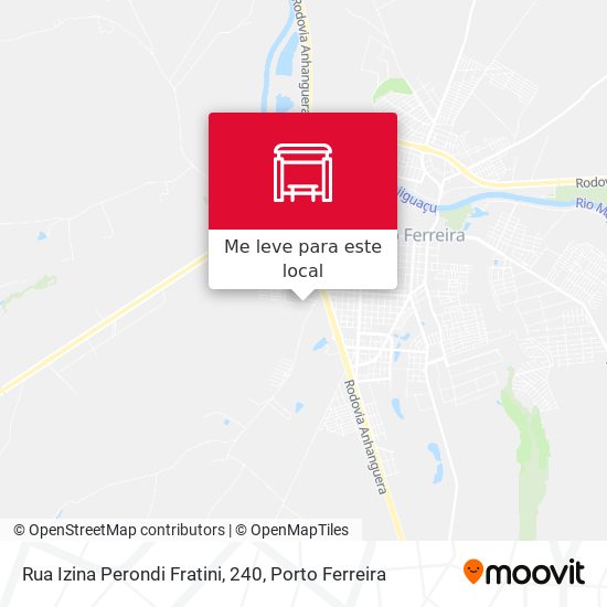 Rua Izina Perondi Fratini, 240 mapa