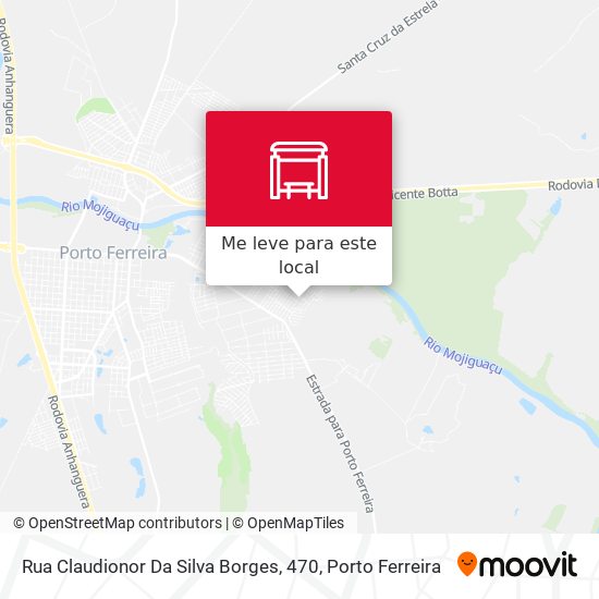 Rua Claudionor Da Silva Borges, 470 mapa