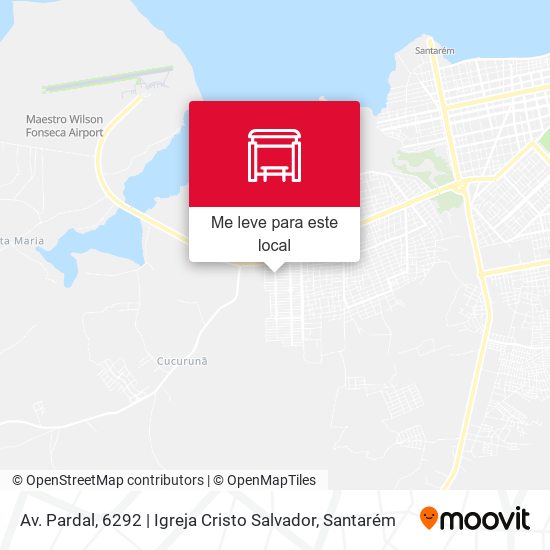 Av. Pardal, 6292 | Igreja Cristo Salvador mapa