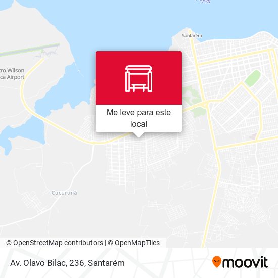Av. Olavo Bilac, 236 mapa